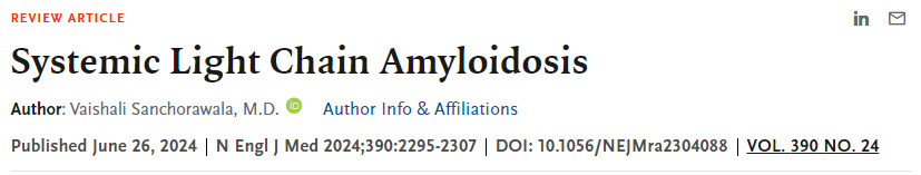 系統(tǒng)性輕鏈淀粉樣變性