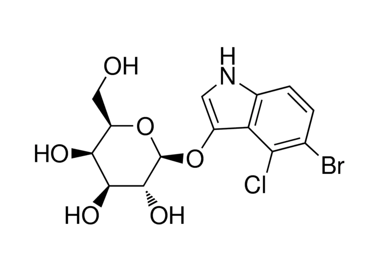 5-溴-4-氯-3-吲哚基-β-D-吡喃半乳糖苷(X-Gal)